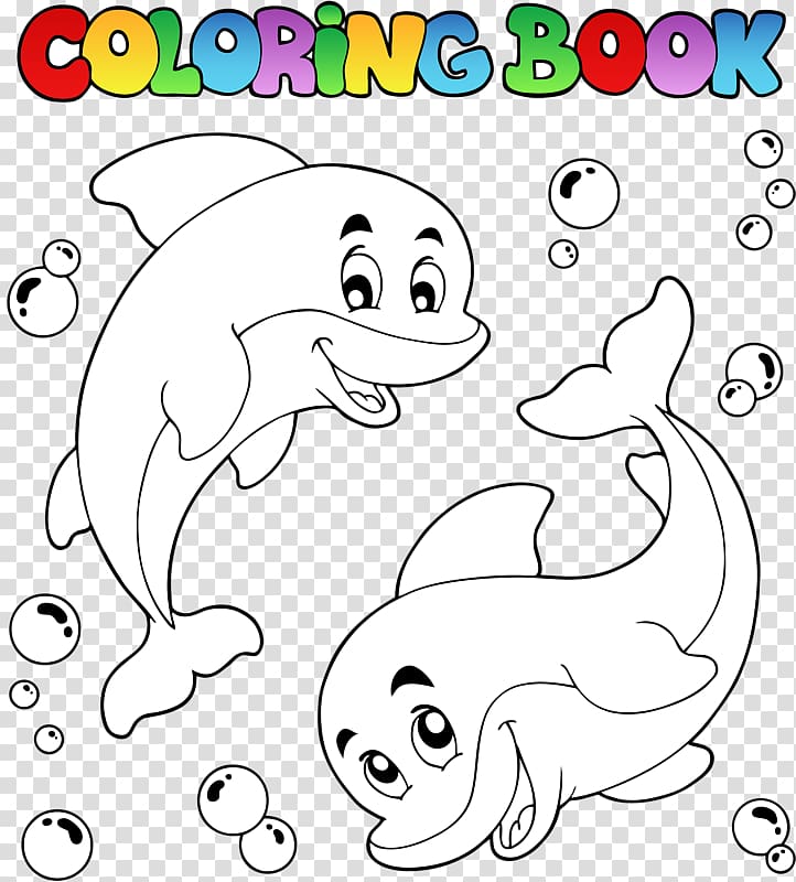 Dolphin Black and white , Dolphin Comics transparent background PNG clipart