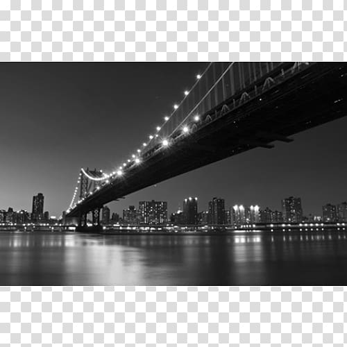 Manhattan Bridge Brooklyn Bridge Supermoon January 2018 lunar eclipse, bridge transparent background PNG clipart