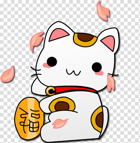 Cat Maneki-neko Luck Neko Atsume, maneki neko transparent background PNG clipart