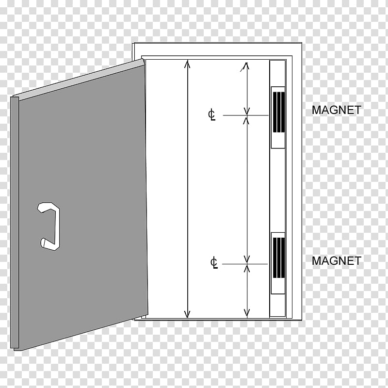 Hinge Electromagnetic lock Door handle Electric strike, door transparent background PNG clipart