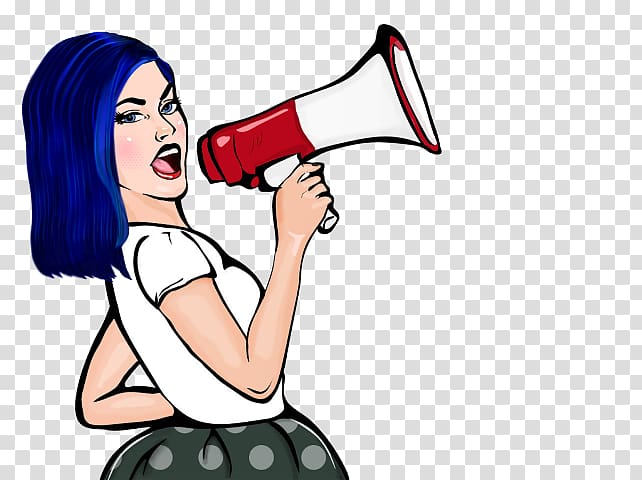 Post-pop Art Megaphone, Megaphone transparent background PNG clipart