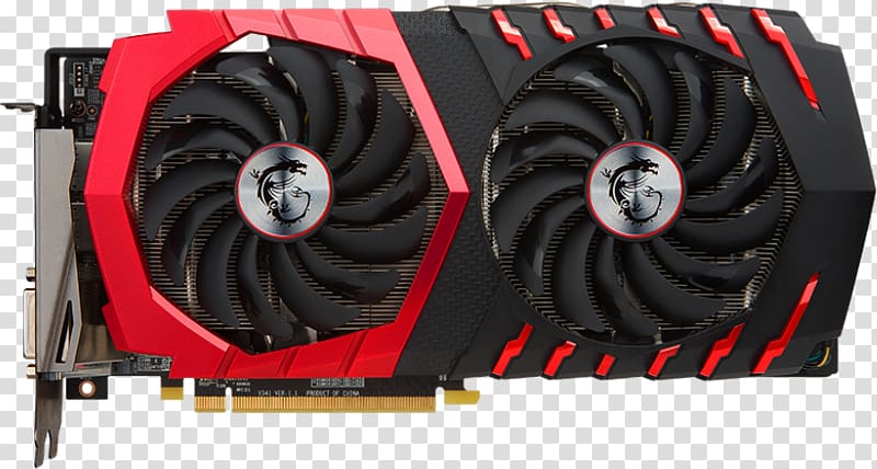 Graphics Cards & Video Adapters AMD Radeon RX 580 GDDR5 SDRAM MSI, others transparent background PNG clipart