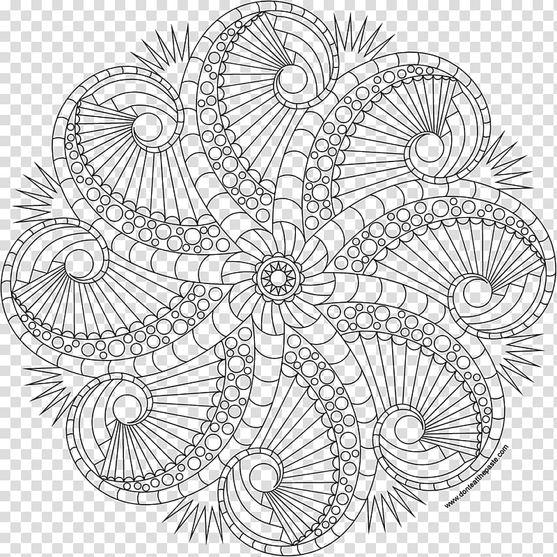 Mandala Coloring book , others transparent background PNG clipart
