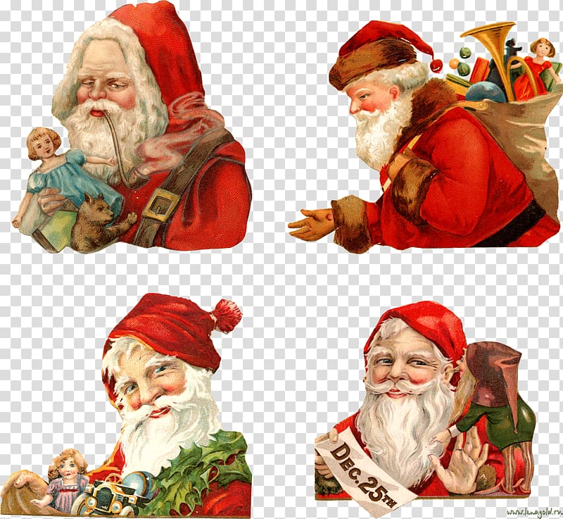 Santa Claus Ded Moroz Snegurochka Christmas , Santa transparent background PNG clipart