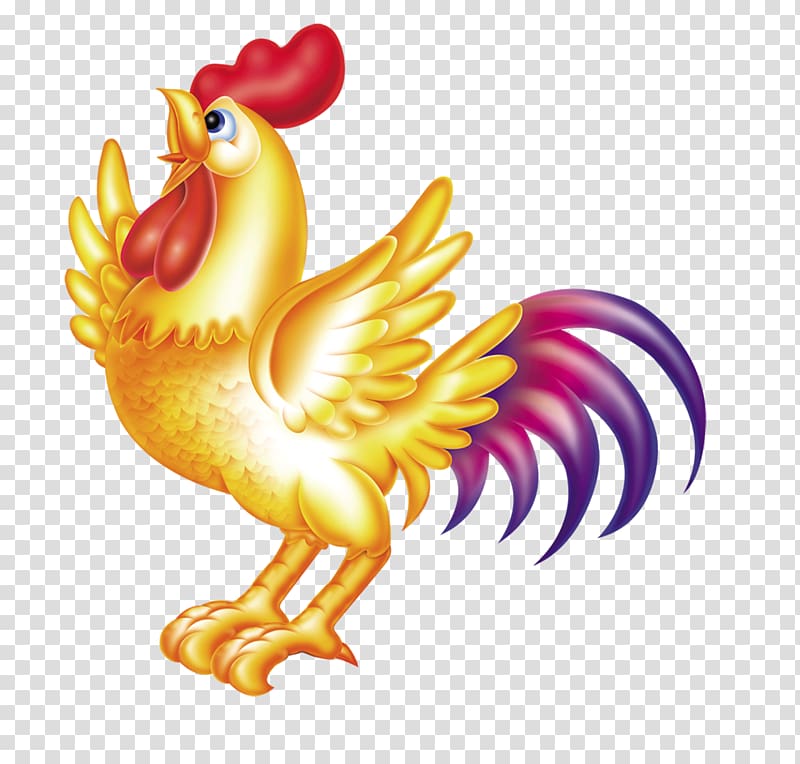 Chicken Lichun Chinese zodiac Chinese New Year, rooster transparent background PNG clipart