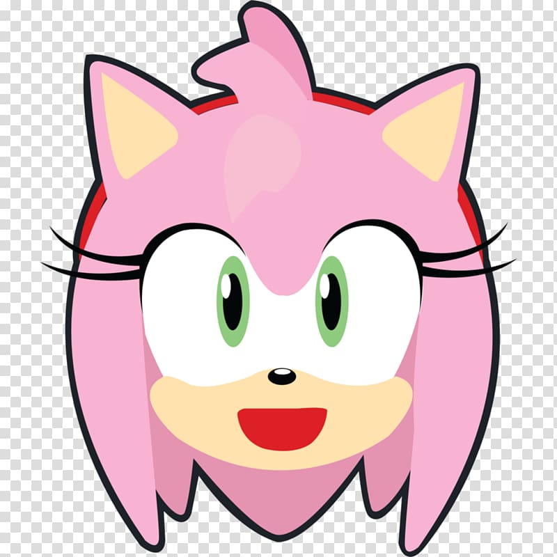 Amy Rose Knuckles the Echidna Character Eye , xman transparent background PNG clipart
