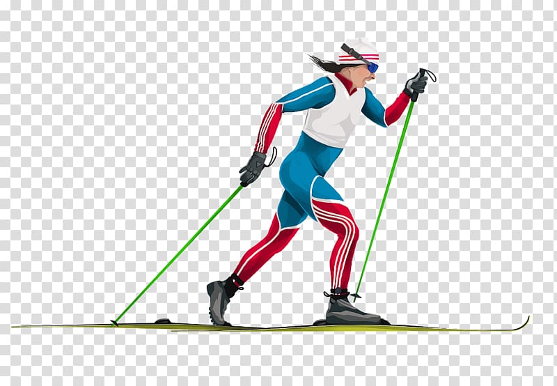 2014 Winter Olympics Skiing Sport Skier, skiing transparent background PNG clipart