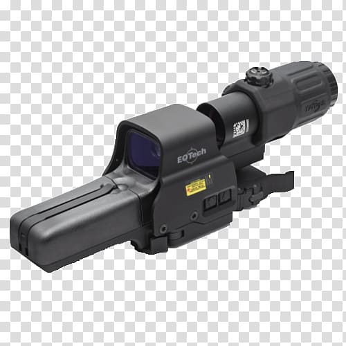 EOTech Holographic weapon sight Red dot sight Reflector sight, Sights transparent background PNG clipart