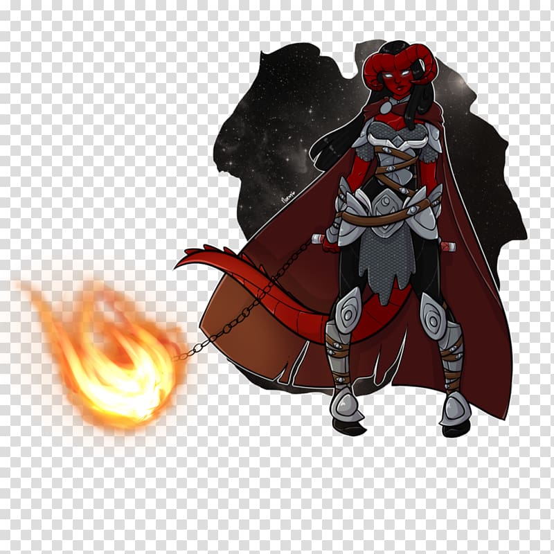 Dungeons & Dragons Tiefling Art Paladin Rogue, fantasy rogue transparent background PNG clipart