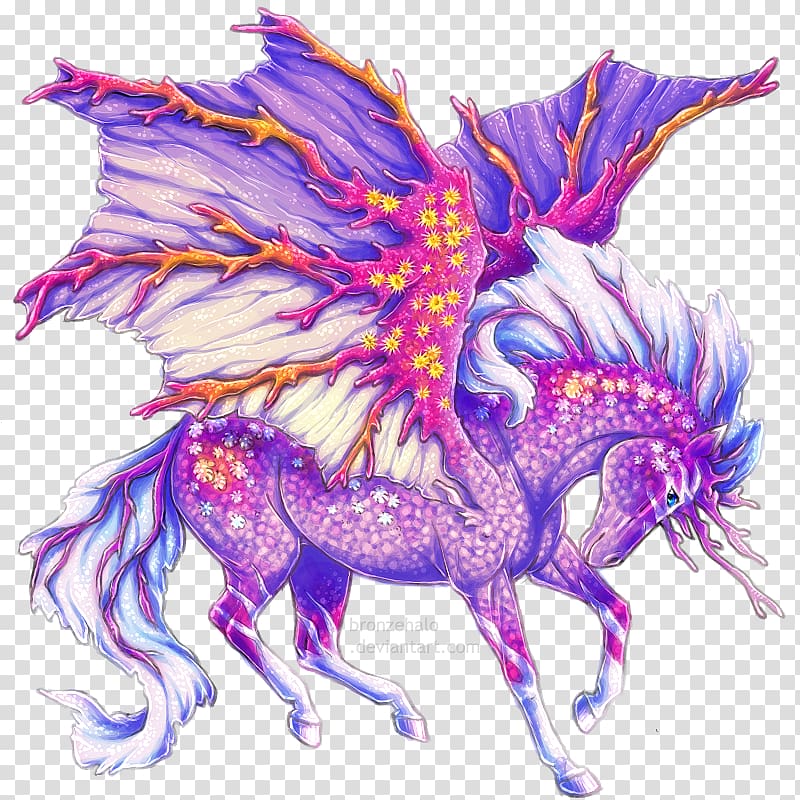 Unicorn Horse Pegasus Muses, vibrant flame transparent background PNG clipart