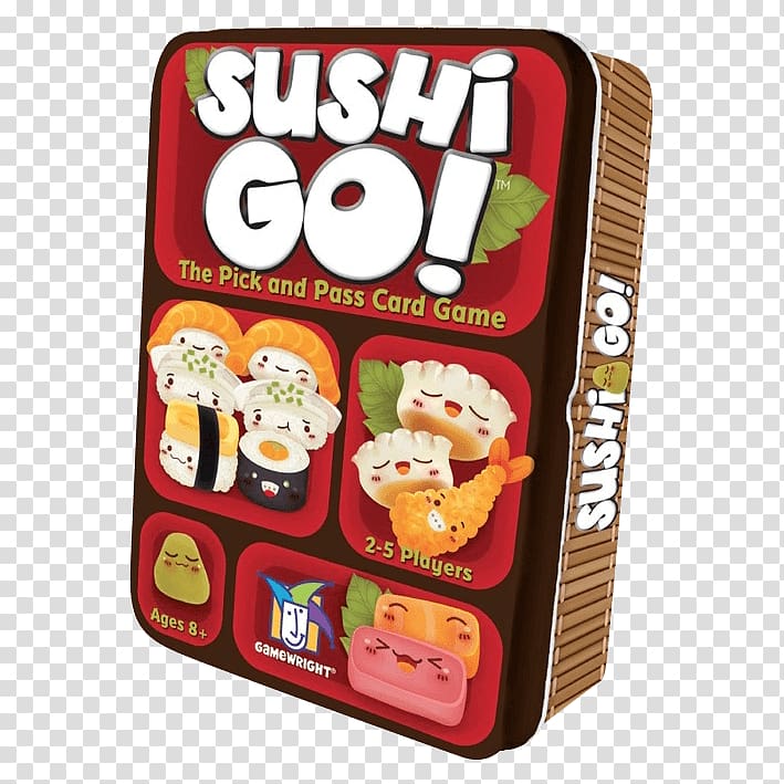 Sushi Go! Sashimi Game Makizushi, metal title box transparent background PNG clipart