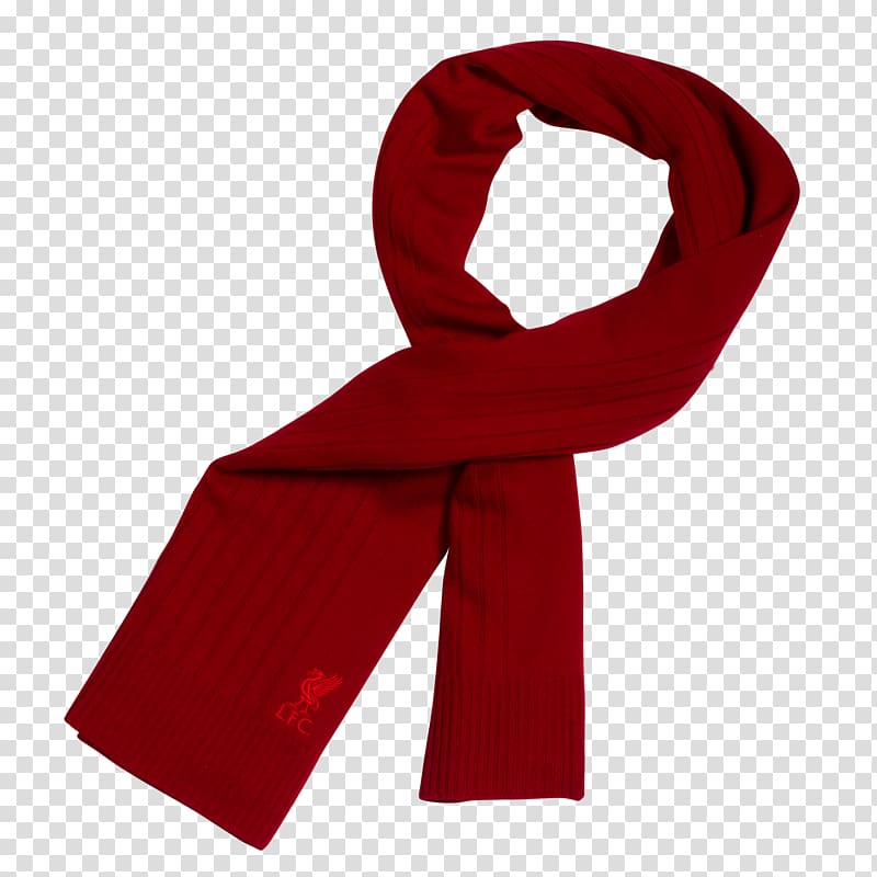 red scarf, Red Liverpool Scarf transparent background PNG clipart