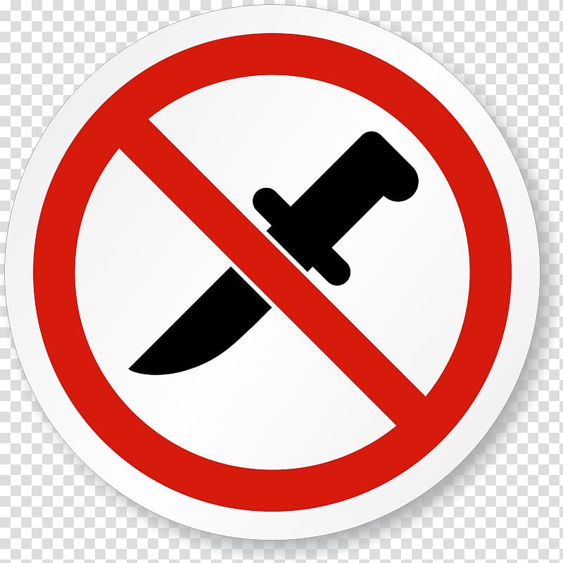 Knife Sign , knife transparent background PNG clipart