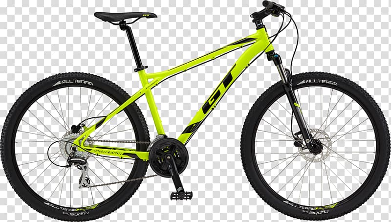 GT Bicycles Mountain bike Giant Bicycles City bicycle, Yellow Bike transparent background PNG clipart