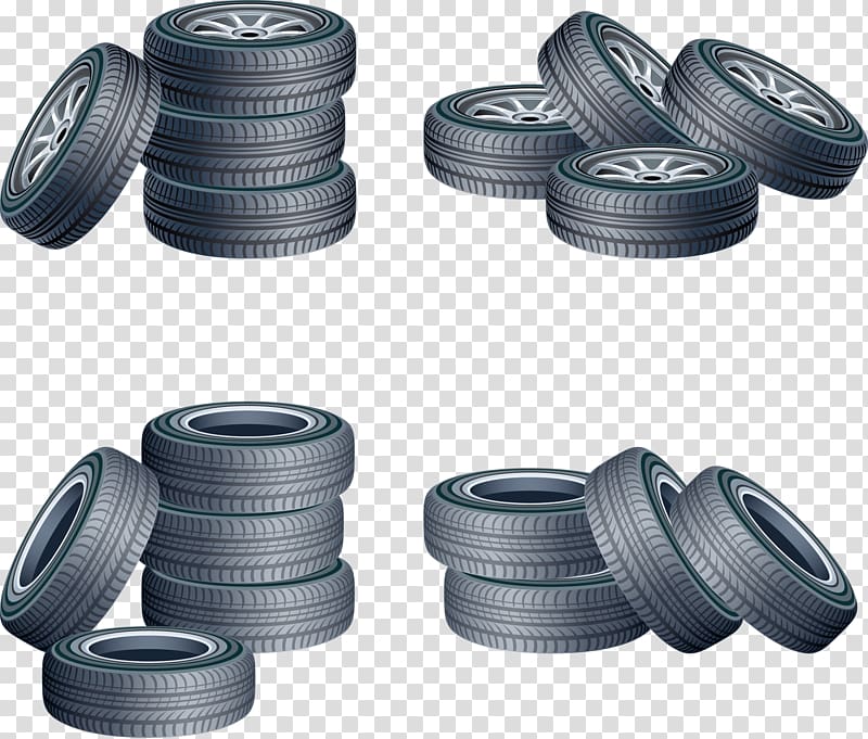 Car Spare tire Wheel, tires transparent background PNG clipart
