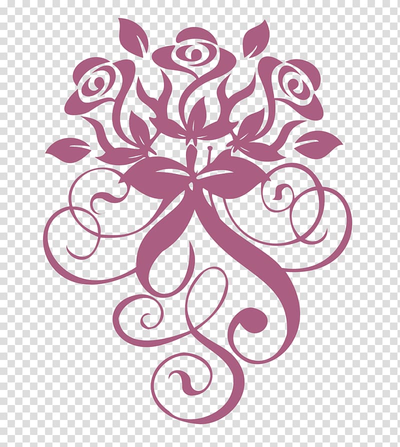 Rose Window Decal Bridal shower , Hand drawn roses transparent background PNG clipart