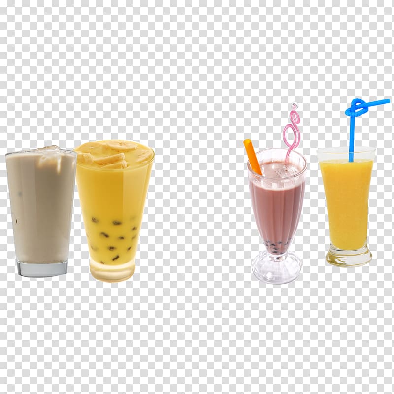 Juice Hong Kong-style milk tea Milkshake Smoothie, Milk tea jelly tea shop leaflets transparent background PNG clipart