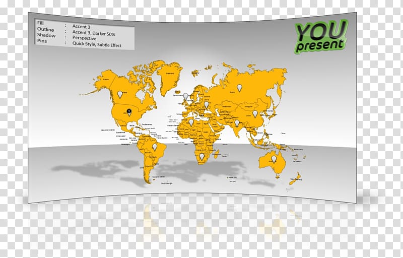 World map United States of America Topographic map Microsoft PowerPoint, world map transparent background PNG clipart