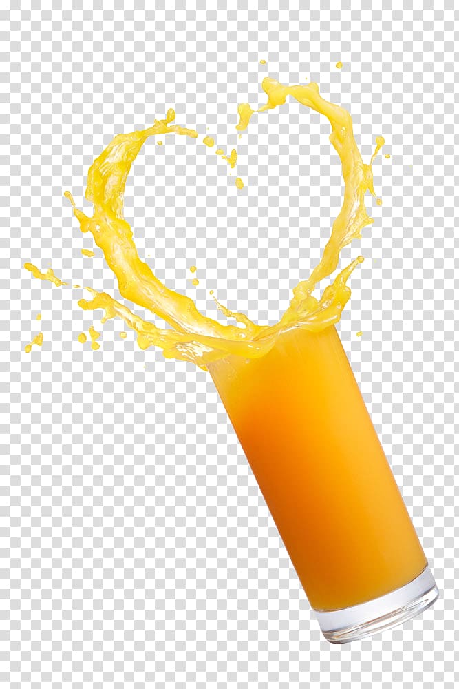 splash of orange juice transparent background PNG clipart