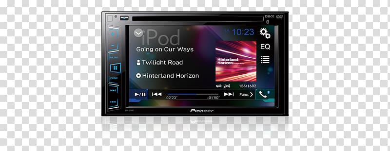 Car ISO 7736 Vehicle audio Pioneer Corporation Automotive head unit, dvd player transparent background PNG clipart