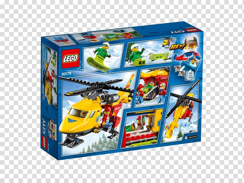 LEGO 60179 City Ambulance Helicopter Lego City Toy Hamleys, toy transparent background PNG clipart