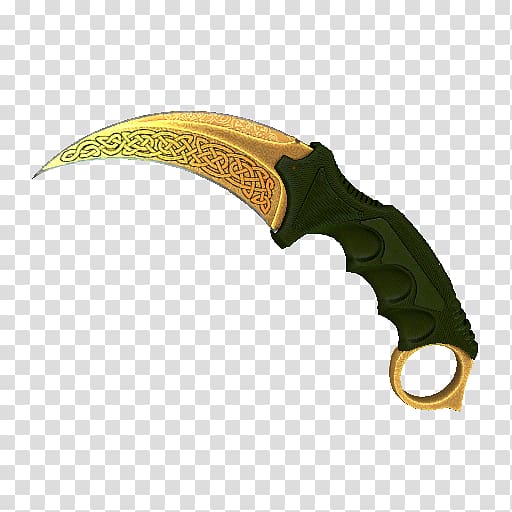 Counter-Strike: Global Offensive Knife Karambit M4 carbine M9 bayonet, knife transparent background PNG clipart