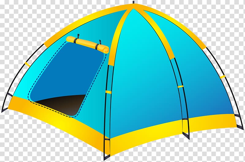 blue and yellow tent , Bluetent Camping , Blue Tent transparent background PNG clipart