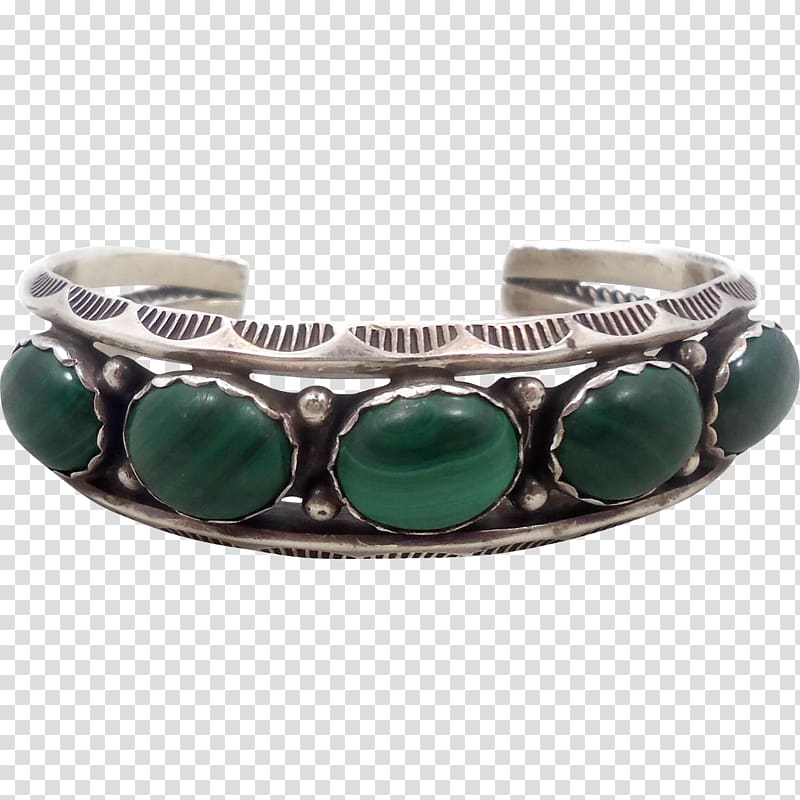Turquoise Malachite Bracelet Bangle Sterling silver, Jewellery transparent background PNG clipart