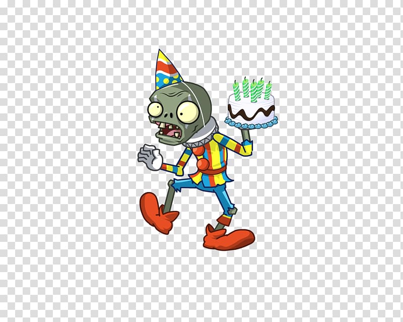 Plant vs. Zombie Zombie holding a cake illustration, Plants vs. Zombies 2: It\'s About Time Plants vs. Zombies: Garden Warfare Birthday Video game, Plants vs Zombies transparent background PNG clipart