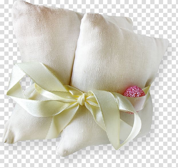 Throw pillow Wedding ring cushion Petal Cut flowers, White pillow transparent background PNG clipart