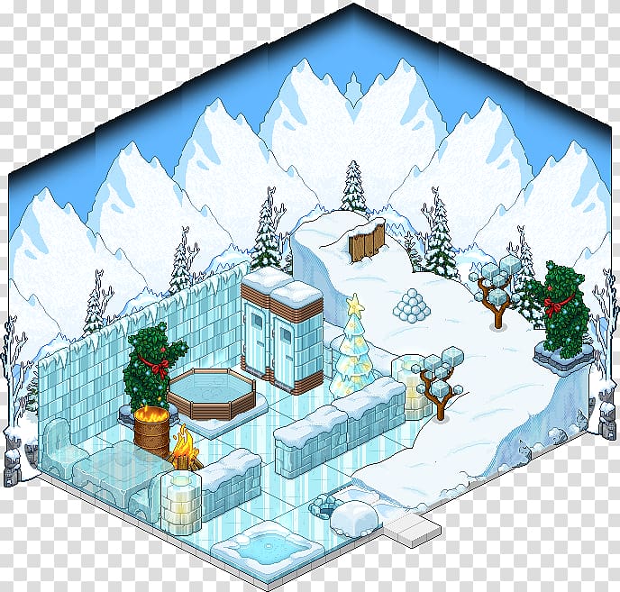 Habbo Sulake Natal Room Winter, others transparent background PNG clipart