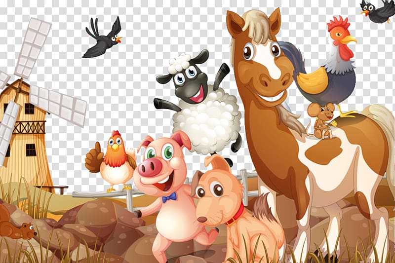 Farm Animals Transparent Background PNG Clipart HiClipart