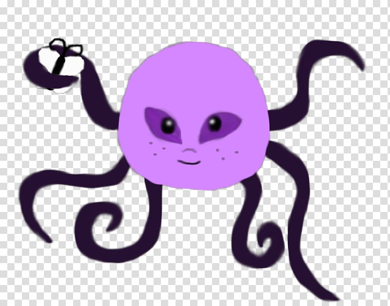 Octopus Cartoon Character , Mango drawing transparent background PNG clipart