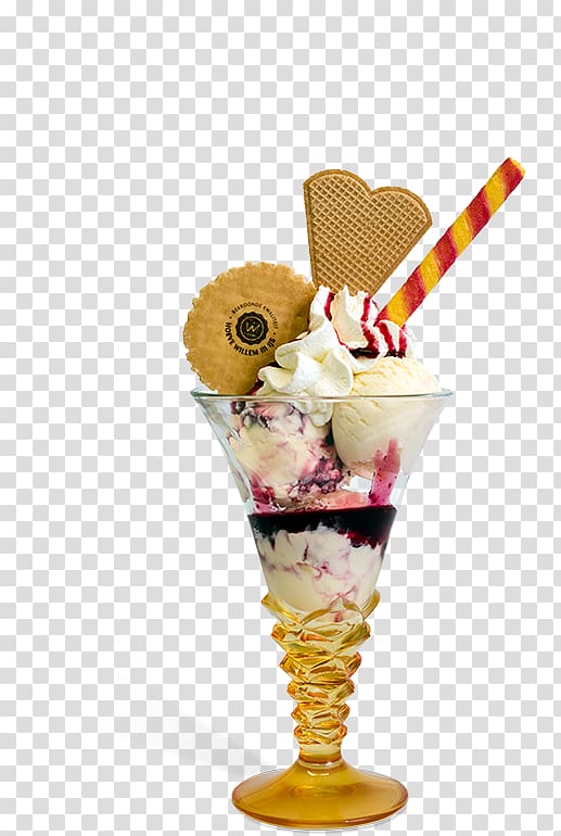 Sundae Heere aan de Maas Ice cream Knickerbocker glory Food, white chocolate cherry cookies transparent background PNG clipart