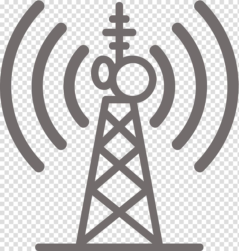 transmission post signal symbol, Telecommunications tower Cell site Mobile Phones , Free Icon Tower transparent background PNG clipart