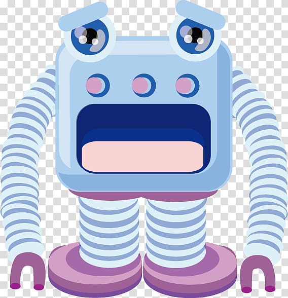 Robot Artificial intelligence, Cartoon robot transparent background PNG clipart