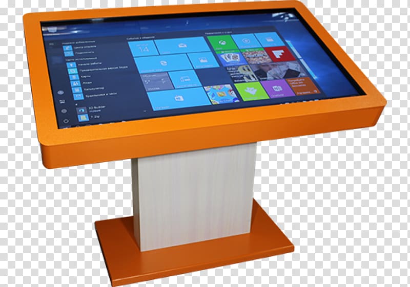 Table Interactivity Carteira escolar Computer Monitors Interactive Kiosks, table transparent background PNG clipart