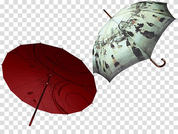 Umbrella Icon, Pattern of red and white umbrella creative pull Free transparent background PNG clipart