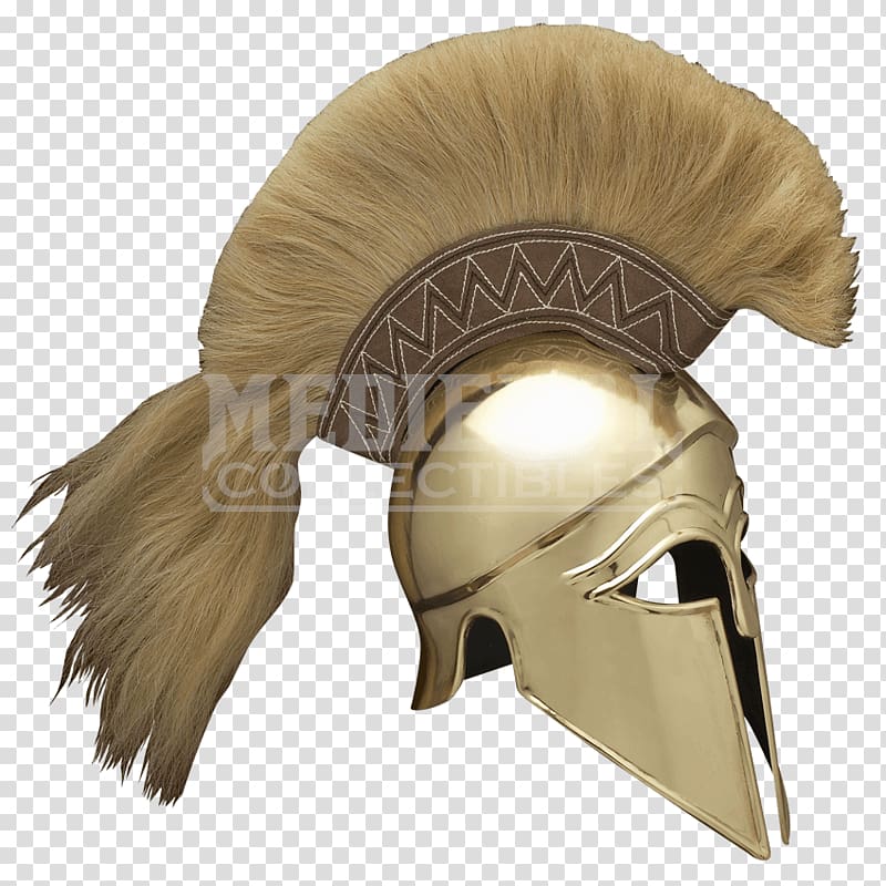 Ancient Greece Corinthian helmet Spartan army, Helmet transparent background PNG clipart