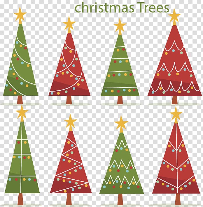 Christmas tree Birthday cake Wedding invitation Paper , Triangle Christmas Tree transparent background PNG clipart
