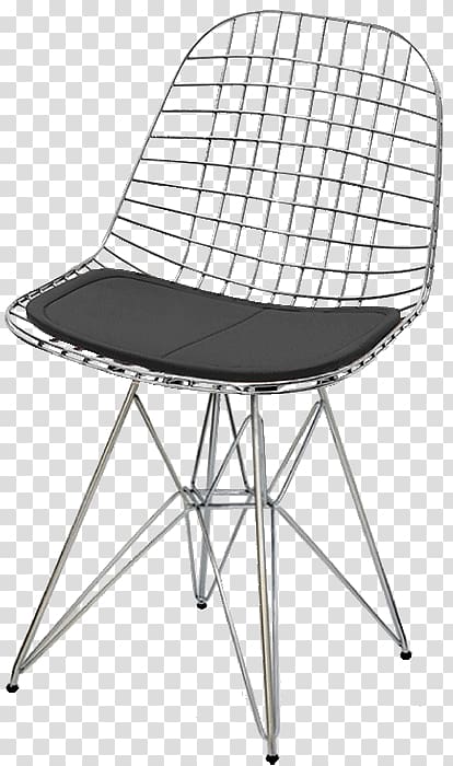 Eames Lounge Chair Wire Chair (DKR1) Furniture Charles and Ray Eames, Cadeira transparent background PNG clipart