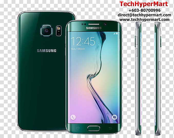 Samsung Galaxy S6 Edge Samsung Galaxy S7 Smartphone, make phone call transparent background PNG clipart