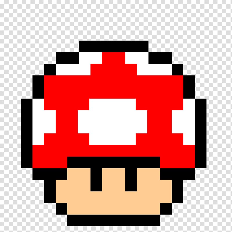 Pixel art Pac-Man, hongo mario bros transparent background PNG clipart