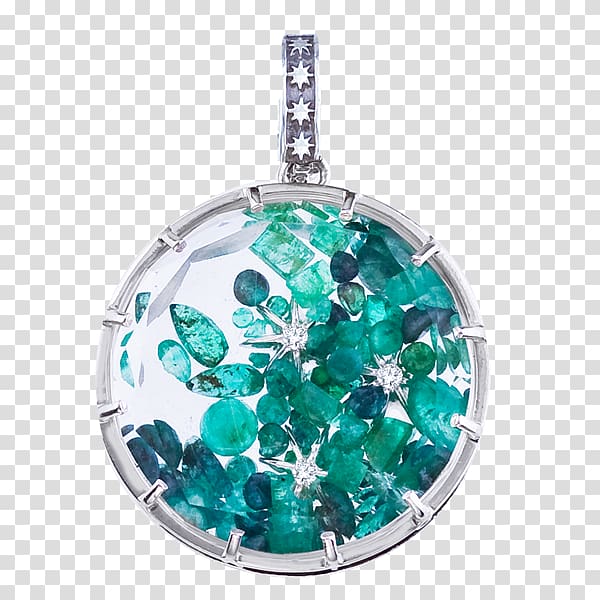 Emerald Jewellery Locket Turquoise Diamond, emerald transparent background PNG clipart