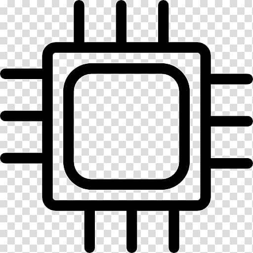 Integrated Circuits & Chips Central processing unit Computer Icons, Computer transparent background PNG clipart