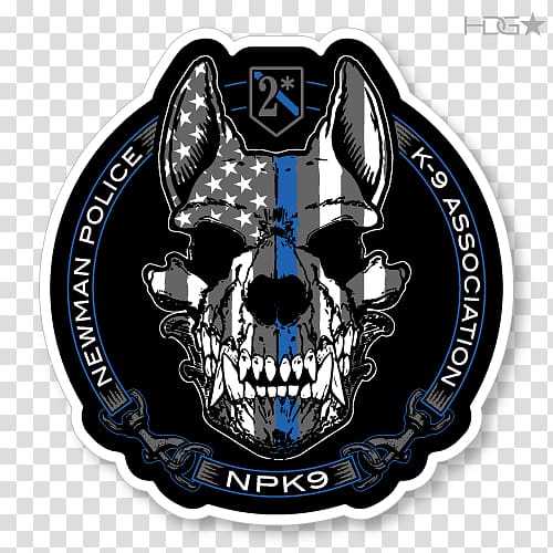 Malinois dog Police dog Sticker Decal Thin Blue Line, Police dog transparent background PNG clipart