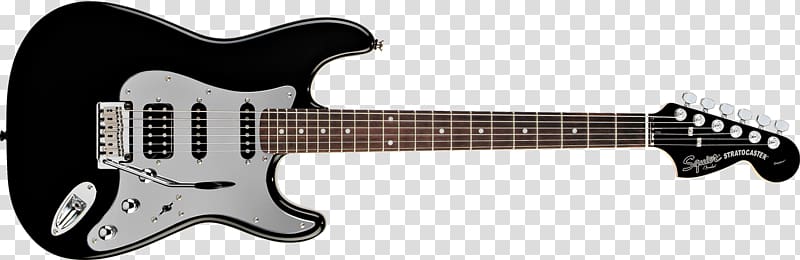 Fender Stratocaster Fender Bullet Squier Deluxe Hot Rails Stratocaster Guitar, Electric guitar transparent background PNG clipart