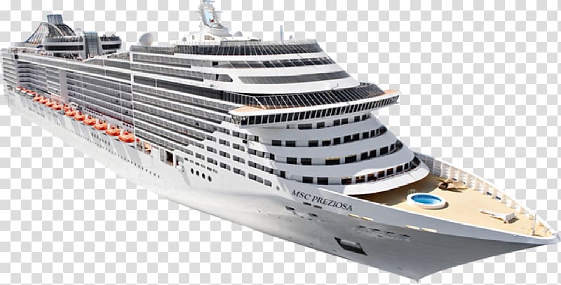 MSC Preziosa MSC Cruises Cruise ship Business, Ship transparent background PNG clipart