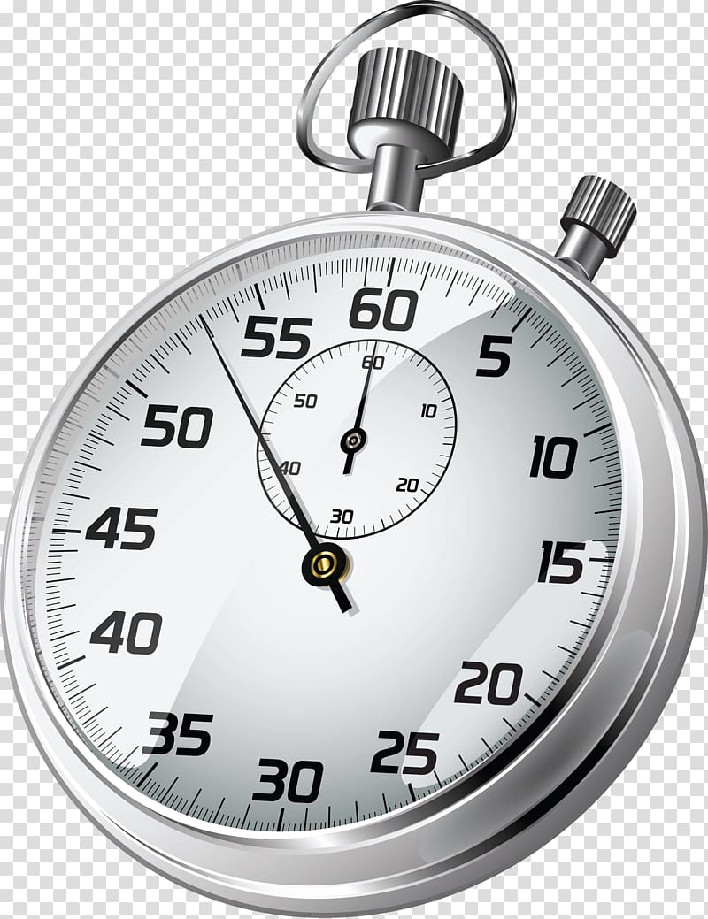 round gray analog timer , Stopwatch Sideview Clock transparent background PNG clipart