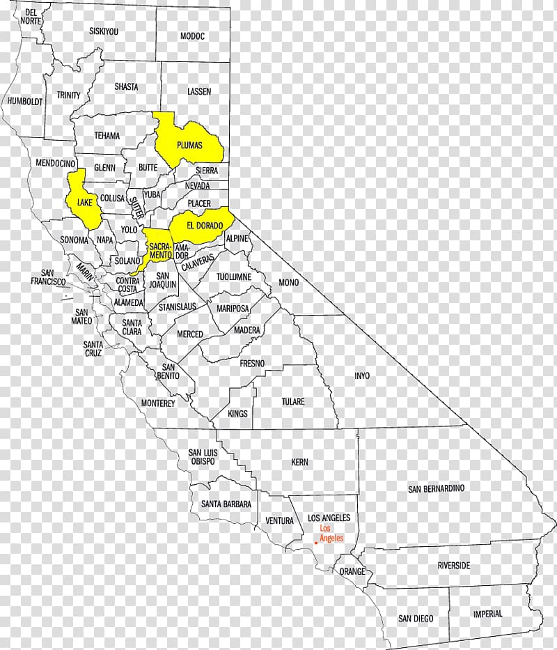 Orange County City map Blank map Santa Clara County, California, map transparent background PNG clipart